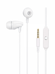 Орбита OT-ERG56 Белые наушники-гарнитура (3.5мм)